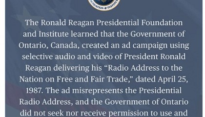 “终止所有与加拿大的谈判”!看电视看到“加拿大反关税广告”,特朗普怒了