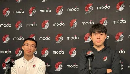 杨瀚森称英语每天都在进步 利拉德:他真的很会打球