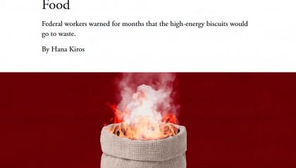 美媒:美国下令焚烧销毁500吨援助食品