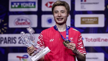 十年首冠！世锦赛-石宇奇复仇昆拉武特 国羽第15次男单折桂