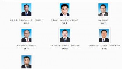 四川省政府省长、副省长、党组成员,最新分工公布