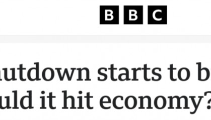 全球媒体聚焦|美国政府停摆将对整个经济系统产生冲击